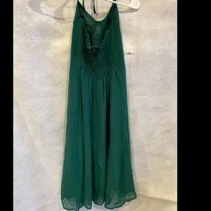 shareen collections green dress Luxury Sage Green 3D Flowers Sweetheart Evening Dress with Cape SS346 –  Sharon Said main image 0